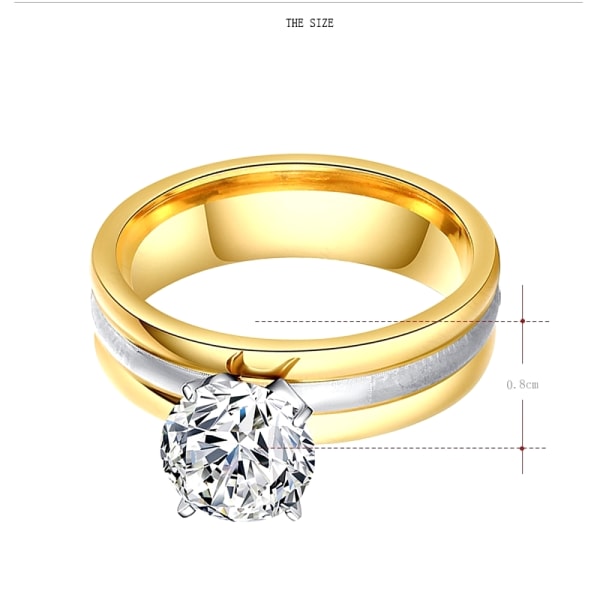 Ringe i rustfrit stål 18