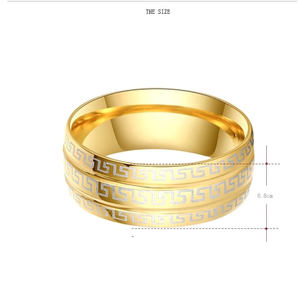 Ringe i rustfrit stål 20