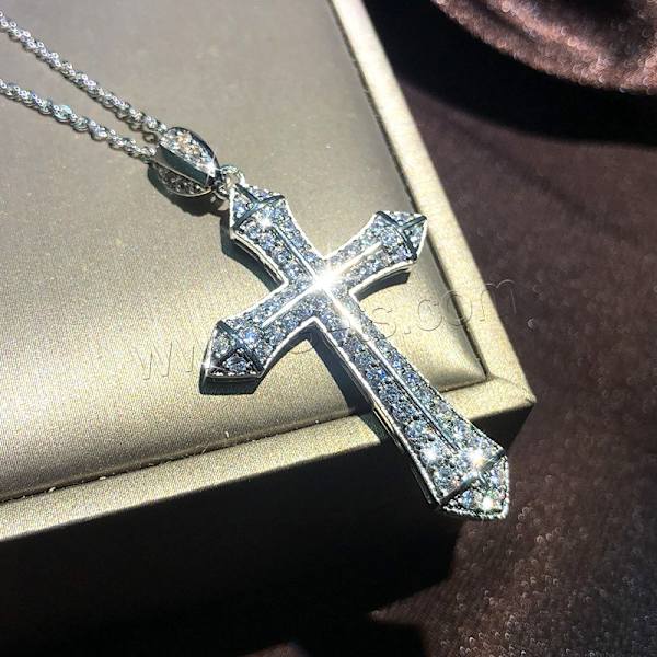 Guldpläterad kristall HALSBAND CZ silver