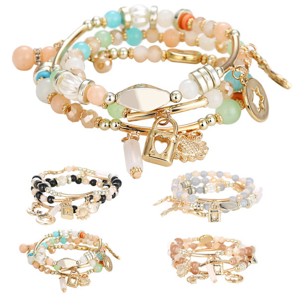 Bohemia armbånd sort