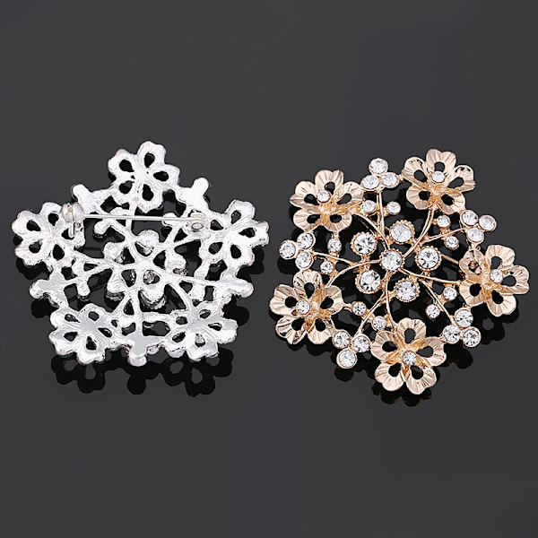Brosch Kristall BLOMMA silver