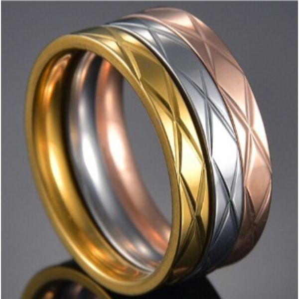 Rustfrit Stål Ring Bryllup 17