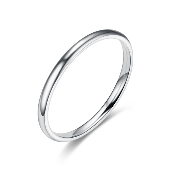 Rostfritt stål ring 2mm 15