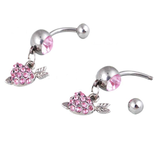Navlepiercing Smykke LILA