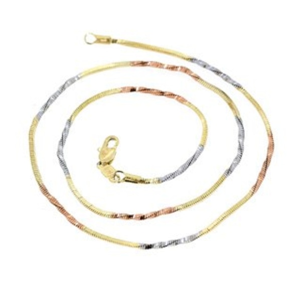 18k Guldfyllda gulddoublé Filled HALSBAND