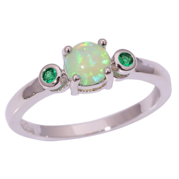 Silversmycken filled ring Brand Opal silver 17