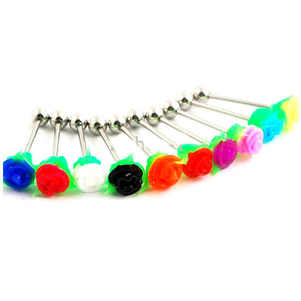 Barbeller & Stavar & Tungpiercing SVART	