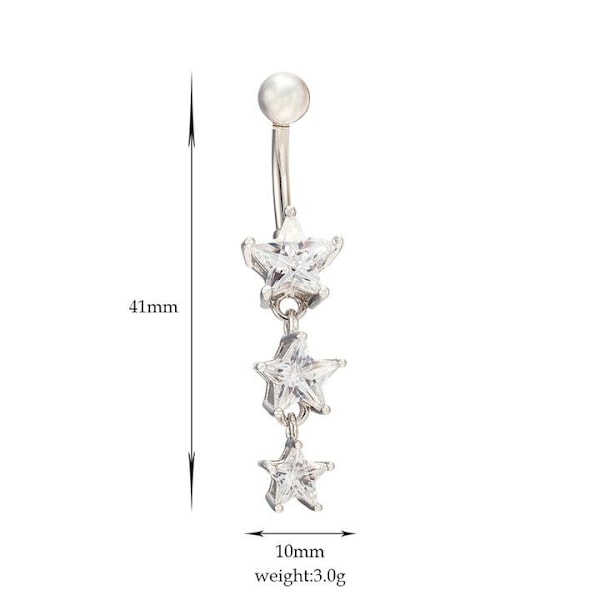 Navle Piercing sølv