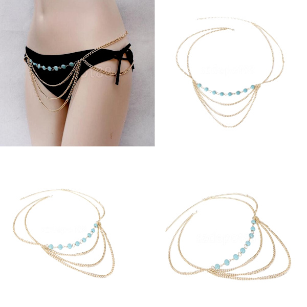 Kroppskedjor kristall Halsband