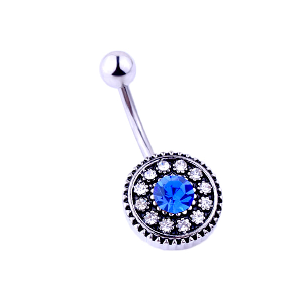 Navle-Belly Button Ring Kropspiercing Smykke Blomst