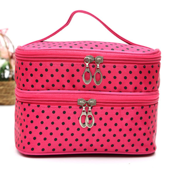 Förvaringsväska Travel Cosmetic Bag Multi-Purpose rosa