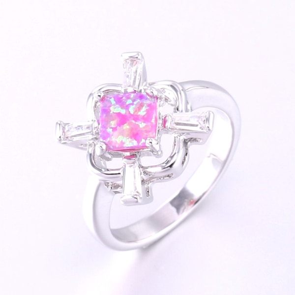Silversmycken filled ring ROSA Brand Opal 16