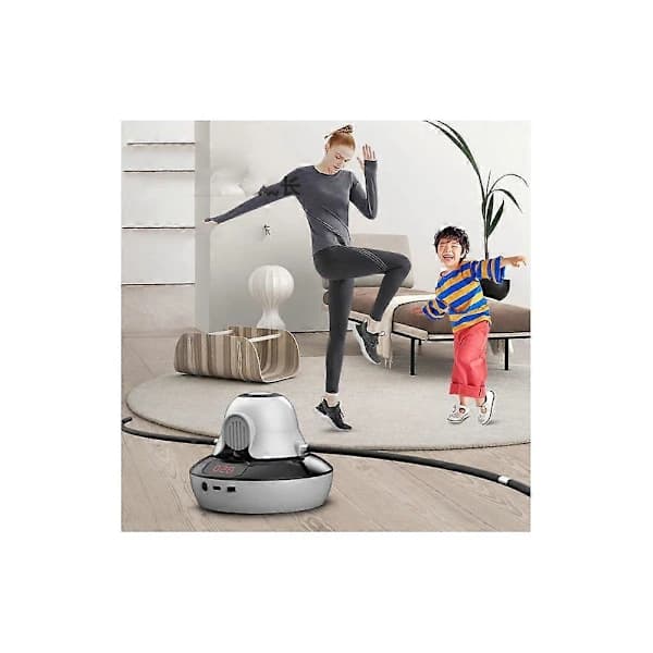 Intelligent Automatic Skipping Rope 10-Speed Adjustable Remote Control Electronic Counting Children Training Electric Skipping Rope Grey