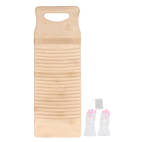 Bamboo Washboard 50cm Thickened Natural Durable Laundry Board