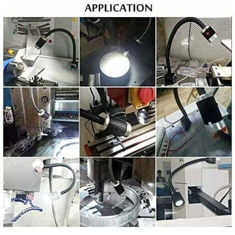 9W LED arbeidslampe – Kraftig magnetfot – 360° fleksibel arm – 220V – 1080 lm lysstrøm