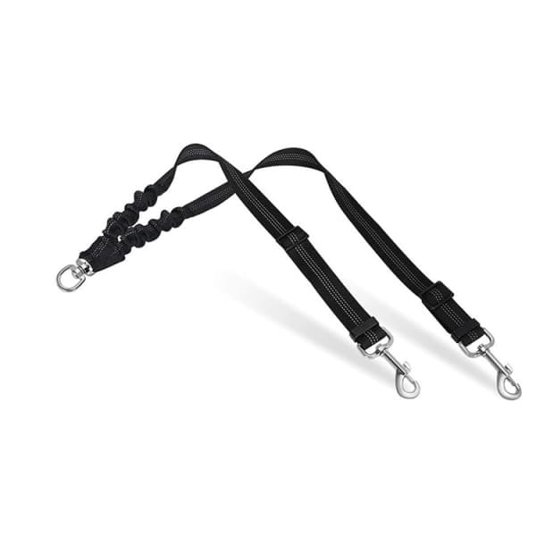 Double Dog Leash, Adjustable Length Dog Leash for Two Dogs, Tangle-Free Leash for 2