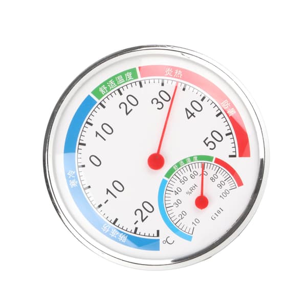 G101 Temperature Humidity Meter Humidity Detector Thermometer Multifunctional Hygrometer White