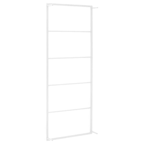 vidaXL Håndklestativ hvit 45x10x115 cm stål Vit white