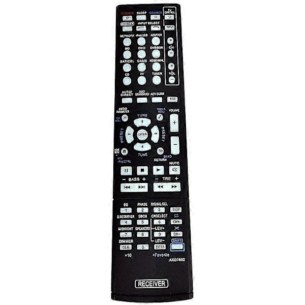 AXD7692 AV fjärrkontroll för Pioneer AV-receiver Fjärrkontroll VSX-823-K VSX-828-S VSX-528-S VSX-60 VSX-1