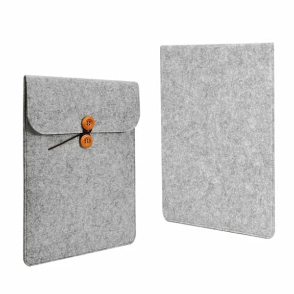 Laptopveske Dataveske Sleeve Grå Filt - 14 Tommer grå grå grå gray