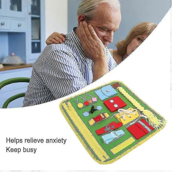 Demens Sensorisk Pute Interessant Pedagogisk Sensorisk Teppe Minnelæring Taktil Trening For Alzheimerpasient Eldre Zekai