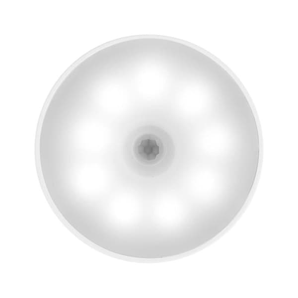 LED-spotlight med bevegelsessensor - Oppladbar og selvklebende