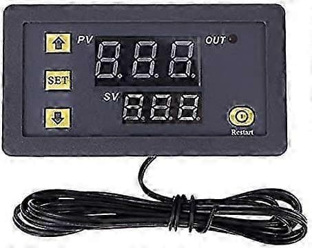 24V 20A W3230 LCD Digital Termostat Kontroller Regulator Högtemperaturlarm