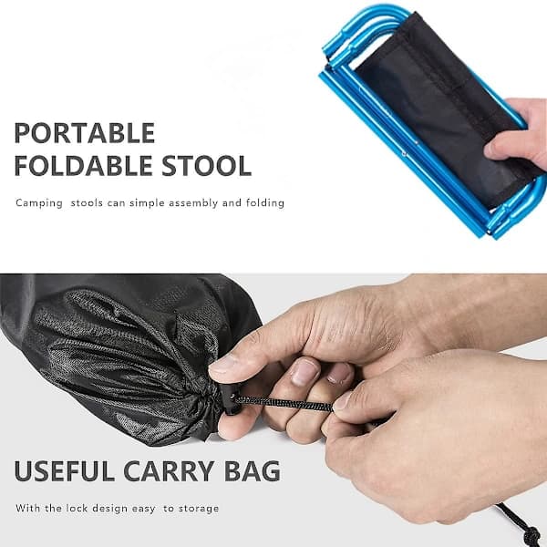 Portable Folding Stool Portable Folding Camping Stool Lightweight Fishing Stool Foldable Portable Outdoor Stool