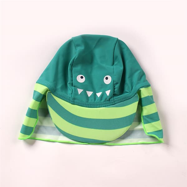Badebukse for barn med badehette - Dinosaurmønster, Jindack, 95-105 cm
