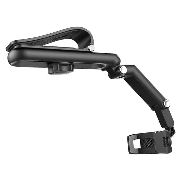 Car Phone Holder Adjustable Angles Stable Sturdy High Strength Sun Visor Phone Holder for Car First Generation Grey