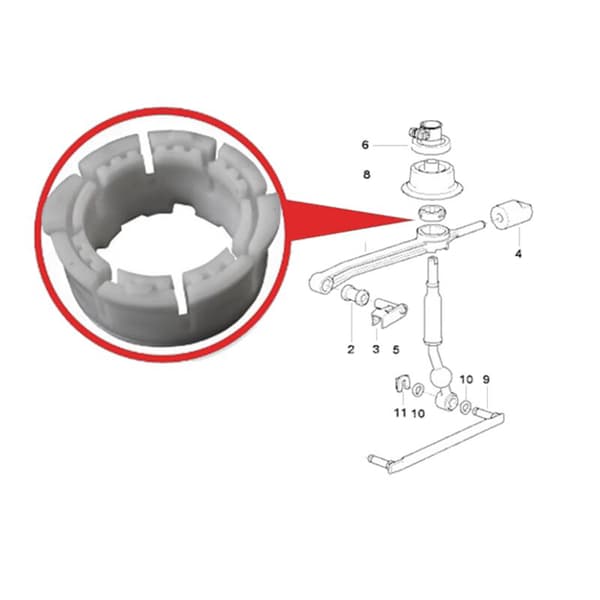 For girspak tårn pivotforing for E36 E30 E34 Z3 E24 25111469397