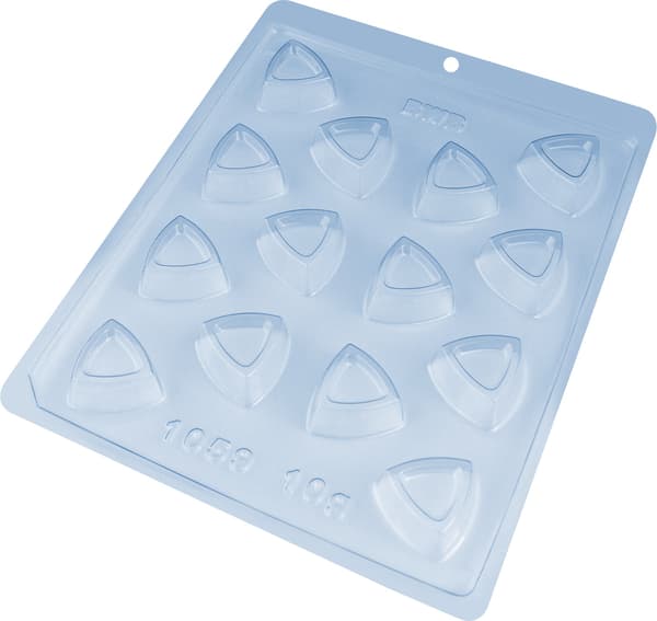 Pralineform Trekant Chokoladeform - BWB 1059 Transparent transparent