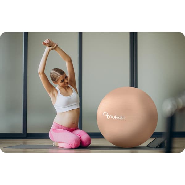 Graviditets-treningsball 65 cm NS-951 beige