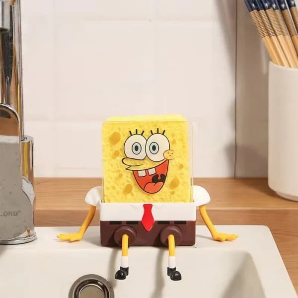 Svampbob-svamp for oppvask med Patrick Star Oppvask Sp A1