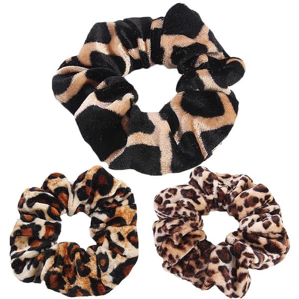 Leopardikuvioinen hiuslenkki Scrunchie Elastinen poninhäntäpidike Hiusnauha ^PN