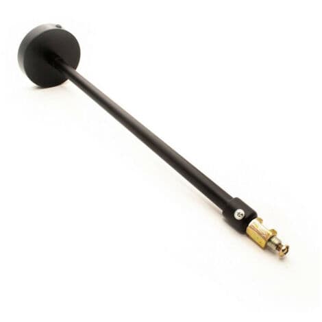 Justerbar stang til elektriske spotlights, 20-100 cm, sort, metal