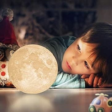 Trådløs Månlampe 3D