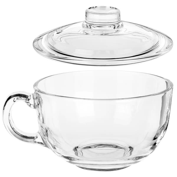 Glasskrus med lokk, 520 ml, 2-pakning