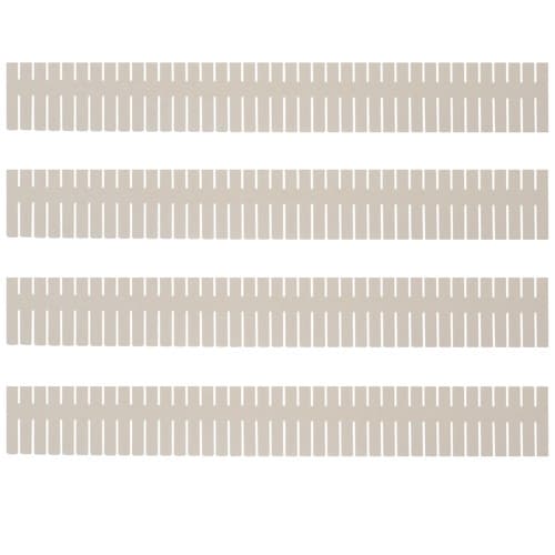 Justerbara lådavdelare, 4-pack, beige