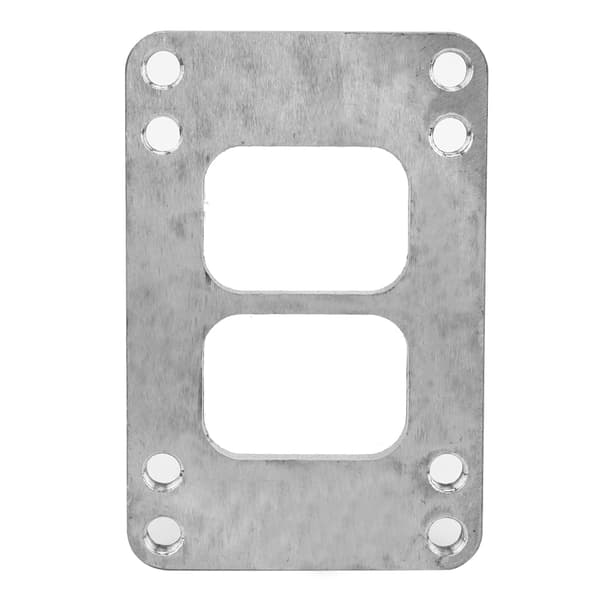 Rustfritt Stål Turbo Manifold Flens Adapter T6 til T4 Delt Eksos 8 Hull