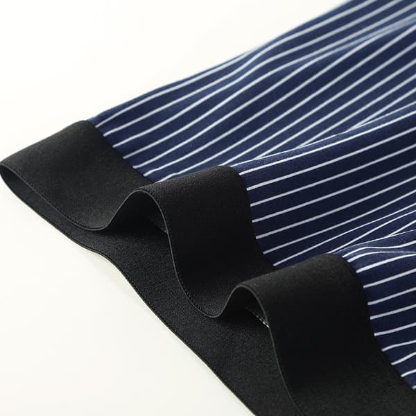 10-pak stribede boxershorts til mænd, åndbare og komfortable, størrelse S 10PCS S