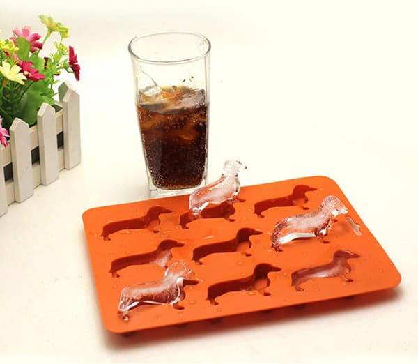 Fransk Bulldog Silikon Isbitform 9 St Hundegodt
