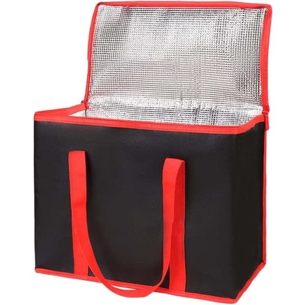 Large Foldable Cooler Bag, Reusable Cooler Bag with Longer Handle and Reinforced Bottom.