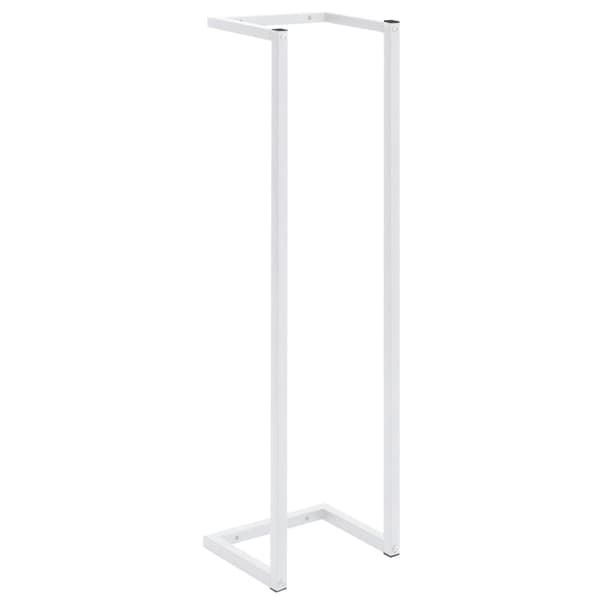 vidaXL Handdukshängare vit 25x20x95 cm stål Vit white