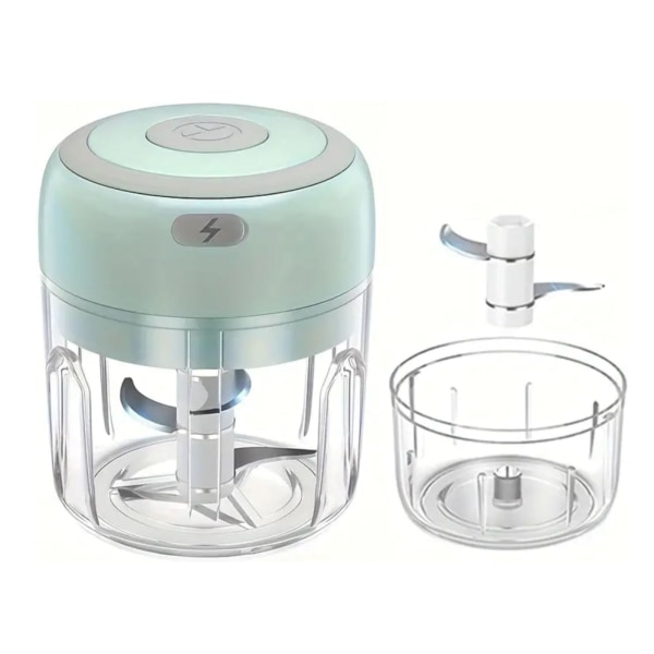 Electric Chopper Garlic Chopper Mini Electric USB Food and Meat Chopper Garlic Crushers Sturdy and Durable Vegetable Crushers Kitchen Gadgets white