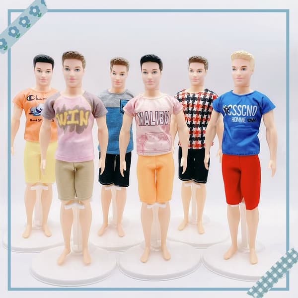20 st 30cm Barbie docka herrkläder accessoarer mode set slumpmässigt