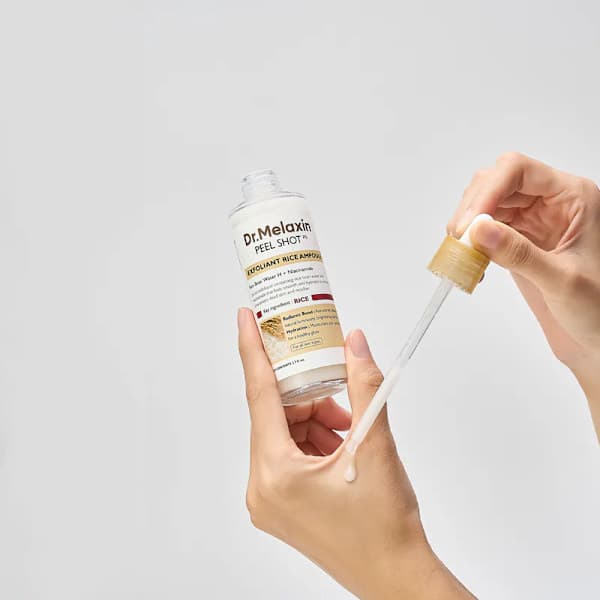 [LCS] Peel Shot Rice Exfoliating Softening Essen Vitt ris Hvid ris White rice