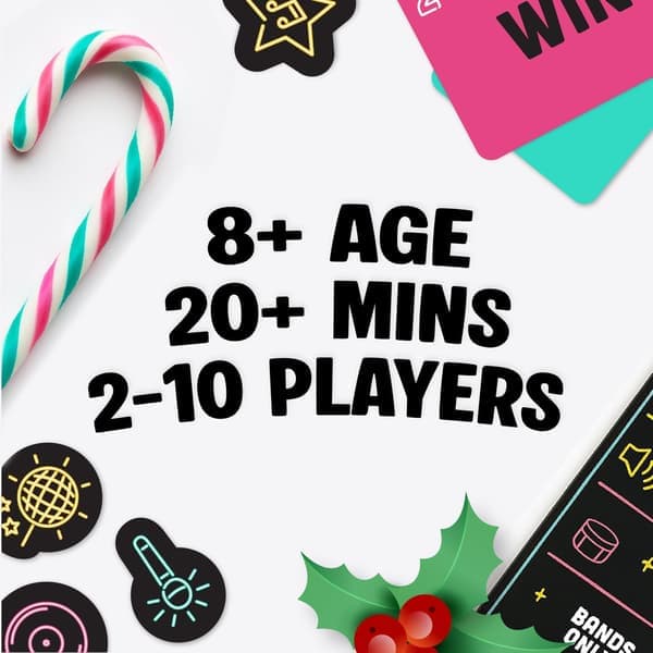 Grab The Mic Karaoke-spel, 2-10 spelare, Hilarious Board Game