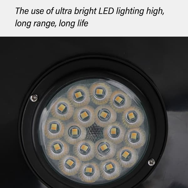 Utendørs Vanntett Solcellepullert LED Solcellelampe Pullert Dekorativ Hage Landskapslampe 3 Fargetemperaturer 3000K 4000K 6000K