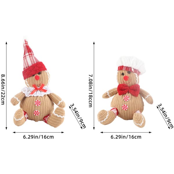 Bitar Jul Peberkagemand Plysdukker Figurer